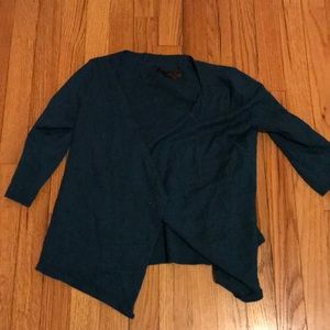 The Limited, XS, teal cardigan